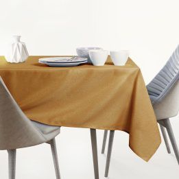 Aukso spalvos staltiesė AmeliaHome EMPIRE 110×140 cm