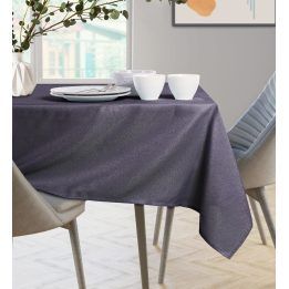 Fioletinė raštuota staltiesė AmeliaHome EMPIRE, 140×300 cm