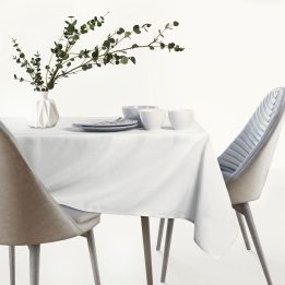 Balta staltiesė EMPIRE AmeliaHome 155 x 400 cm