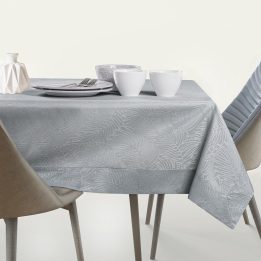 Pilka staltiesė GAIA 140×220 cm AmeliaHome