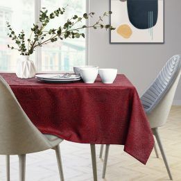 Staltiesė bordo spalvos 110x180 AmeliaHome