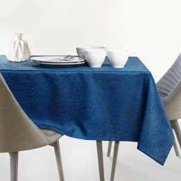 Ovali staltiesė 150×300 cm AH GAIA, tamsiai mėlyna