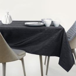 Ovali staltiesė AH VESTA, 120 × 180 cm, juoda