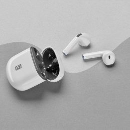 Belaidės Bluetooth ausinės Cellularline Style Color, baltos