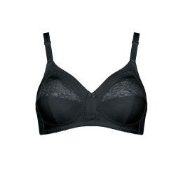 Soft liemenėlė su nėrinių intarpais Triumph, juoda