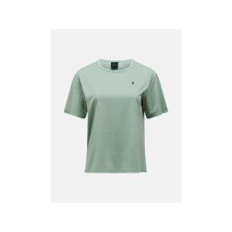 Moteriški marškinėliai Peak Performance W Trail Short Sleeve, žali