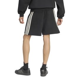 Vyriški medvilniniai šortai adidas 3-Stripes, juodi