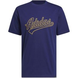 Vyriški marškinėliai adidas Varsity Tailsweep Graphic, tamsiai mėlyni