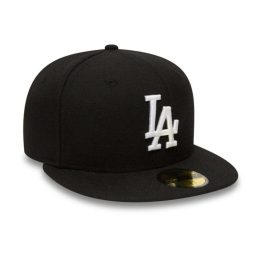 New Era 59FIFTY LA Dodgers kepurė su snapeliu, juoda