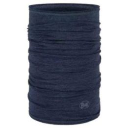 Merino vilnos kominas Buff Lightweight Tube Scarf, tamsiai mėlynas