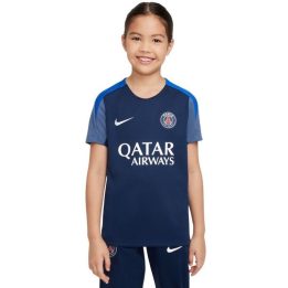 Vaikiški marškinėliai Nike Paris Saint-Germain Strike, tamsiai mėlyni