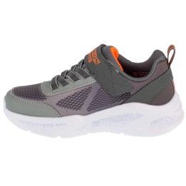 Vaikiški sportbačiai su šviesomis Skechers Meteor-Lights, pilki