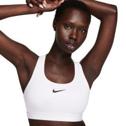Sportinė liemenėlė su vidutine atrama Nike, balta