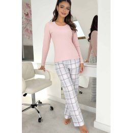Moteriška pižama Donna 231403 – pilka