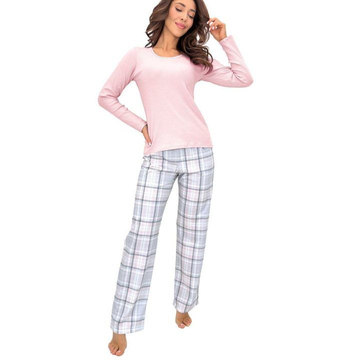 Moteriška pižama Donna 231403 – pilka