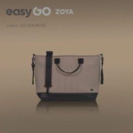 Smėlio spalvos vežimėlio krepšys EASY GO HERO ZOYA GOLDEN