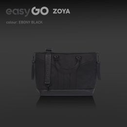 Krepšys vežimėliui EASY GO HERO ZOYA, Ebony Black