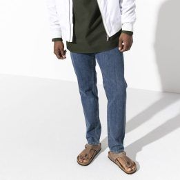 Moteriškos šlepetės Birkenstock Gizeh, tabako rudos