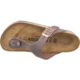 Moteriškos įspiriamos šlepetės Birkenstock Gizeh, rudos