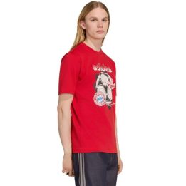 Vyriški marškinėliai adidas FC Bayern München Seasonal Graphic, raudoni