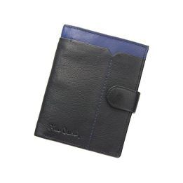 Piniginė Pierre Cardin, juoda / raudona, 9,8 × 13 × 3 cm