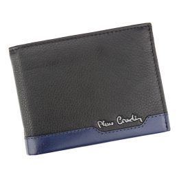 Piniginė Pierre Cardin, tamsiai mėlyna, 12,5 × 9,5 × 2 cm