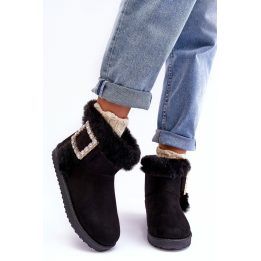 Moteriški sniego batai su sagtimi STEP IN STYLE, juodi