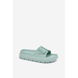 Moteriškos platforminės šlepetės Step in style, mėtų