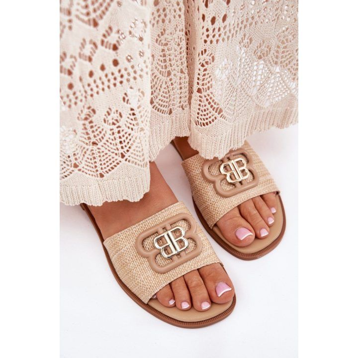 Moteriškos basutės su plačia juosta Step in style, smėlio