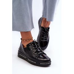 Moteriški odiniai aulinukai su raišteliais STEP IN STYLE, juodi