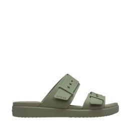 Moteriškos šlepetės Crocs Brooklyn Buckle Low, žalios, 38–39