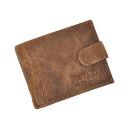 Vyriška natūralios odos piniginė Wild Things Only, 10,5 × 8,5 cm