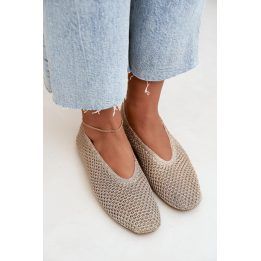 Balerinos su ažūriniu pynimu Step in style – geltona