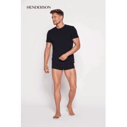 Vyriški medvilniniai marškinėliai Henderson, juodi