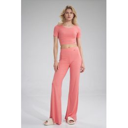 Moteriškos varpelio kirpimo kelnės Figl, rožinės