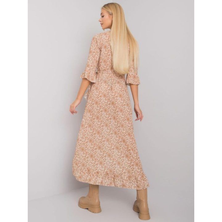 Smėlio spalvos suknelė