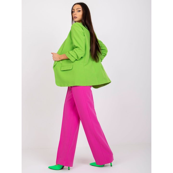 Moteriškas švarkas su 3/4 rankovėmis, Italy Moda, šviesiai žalias