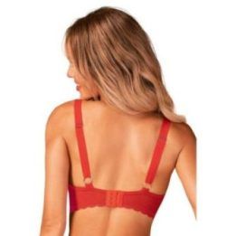 Paminkštinta liemenėlė Obsessive – raudona
