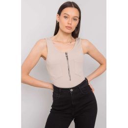 Marškinėliai Italy Moda, smėliniai