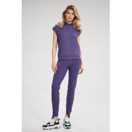 Treninginės kelnės Figl, violetinės