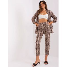 Moteriškos 7/8 ilgio kelnės Italy Moda, smėlio