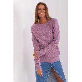 Džemperis AT Wool Fashion Italia, violetinis