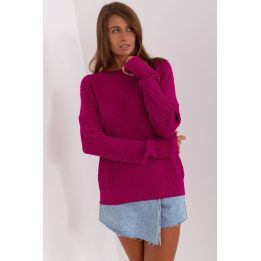 Džemperis AT Wool Fashion Italia, violetinis