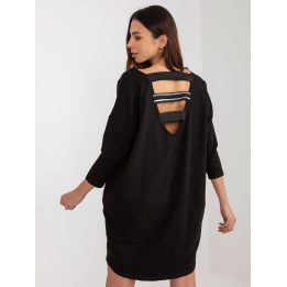 Moteriška laisvalaikio suknelė Lily Rose oversize, juoda