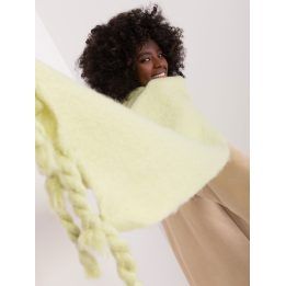 Moteriškas ilgas šalikas Wool Fashion Italia, šviesiai žalias