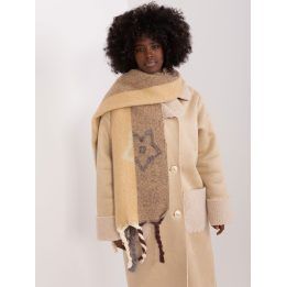 Moteriškas margintas šalikas Wool Fashion Italia, mėtinis