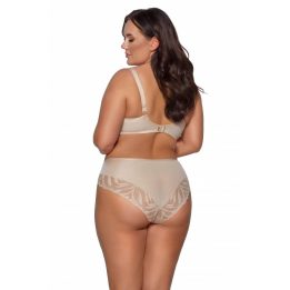 Pusiau paminkštinta liemenėlė su nėriniais Ava Lingerie, smėlio