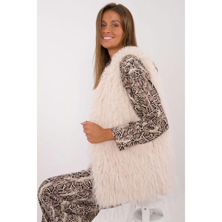 Moteriška liemenė Wool Fashion Italia, smėlio