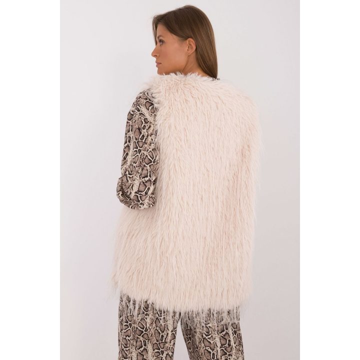 Moteriška liemenė Wool Fashion Italia, smėlio