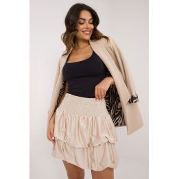 Su trumpu sijonu Italy Moda – smėlio spalvos